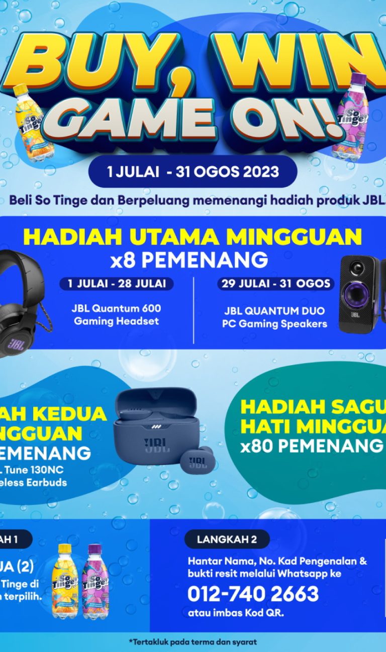 So Tinge Buy, Win & Game On!